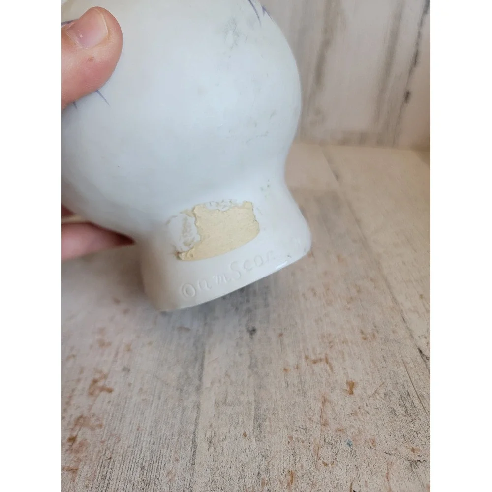 Vintage amscan skull porcelain tea light Halloween cover candle home decor